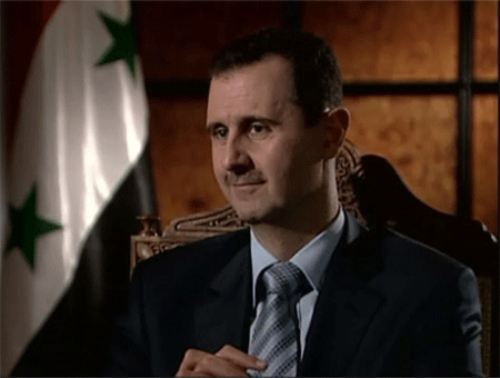 El presidente sirio Bashar al Assad