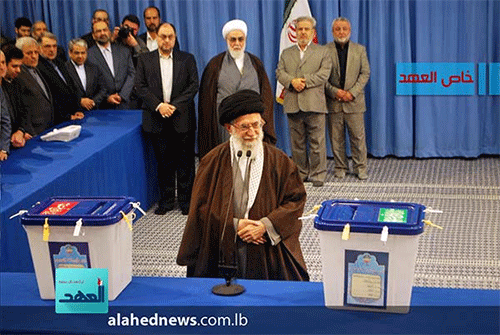 Ali Jamenei ha sido el primero en depositar su voto El líder supremo de Irán ha sido el primero en depositar su voto