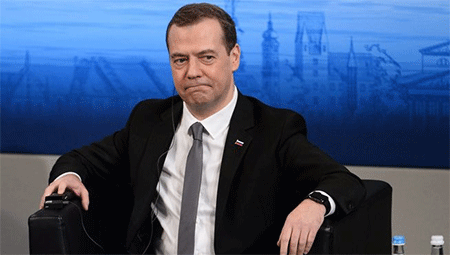 El primer ministro ruso, Dimitri Medvedev Rusia no cesará los bombardeos hasta que llegue la paz