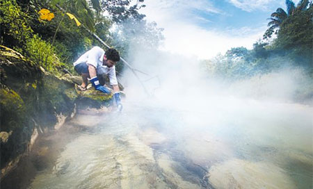 el río que hierve en Perú La leyenda del río que hierve en las amazonas de Perú