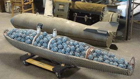 bombas de racimo HRW acusa a Arabia Saudí de usar bombas de racimo en Yemen