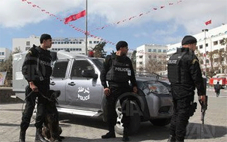 fuerzas de seguridad de Túnez