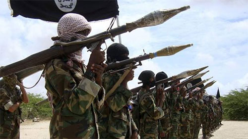miembros del grupo terrorista Al Shabab Doble atentado de Al Shabab cerca del aeropuerto en la capital somalí
