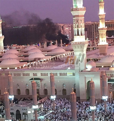 atentado suicida de Medina Arabia Saudita bajo el fuego takfirí