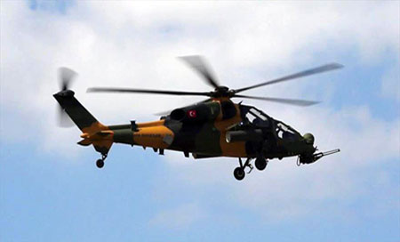 helicoptero militar de Turquia Un helicóptero militar turco se estrella en Giresun