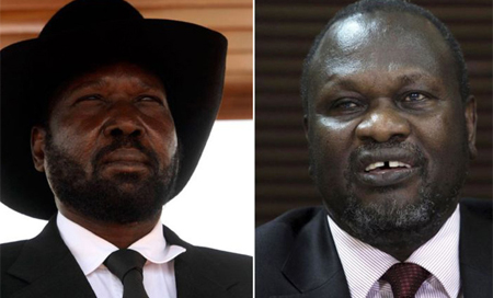 salva kiir y riek machar Reportan enfrentamientos cerca del palacio del presidente de Sudán del Sur