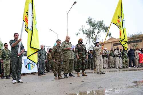 Fuerzas de Siria Democrática Daesh captura a un oficial kurdo en el norte de Siria
