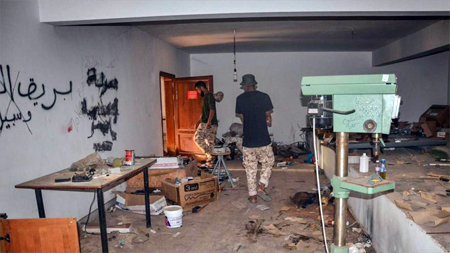 fabrica de explosivos de daesh en sirte, libia Incautan una fábrica de explosivos de Daesh en Sirte, Libia