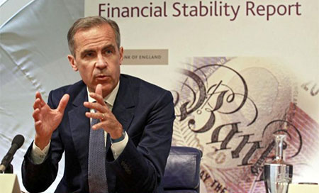 El gobernador del Banco de Inglaterra, Mark Carney Banco de Inglaterra mantiene los tipos al 0,5%