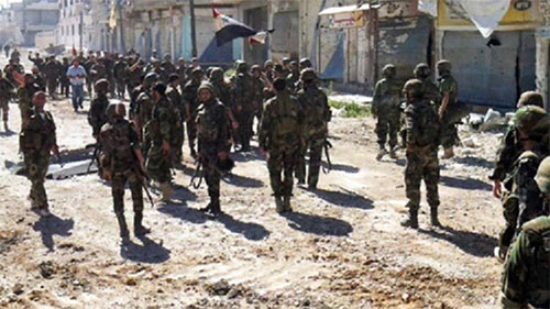 El Ejército sirio logra avances en los alrededores de Damasco El Ejército sirio logra importantes avances en los alrededores de Damasco