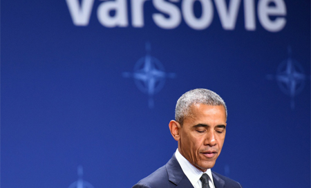 obama en la cumbre de la otan en varsovia El presidente de EEUU acortará la visita a España para viajar a Dallas