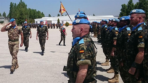 cascos azules en el sur de Líbano Un militar español se suicida en su base del sur de Líbano