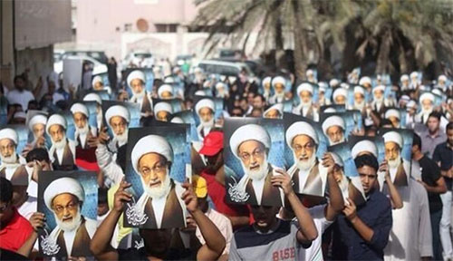 acto de solidaridad con Sheij Issa Qassem en Bahréin Irán advierte a Bahréin de “duras repercusiones”