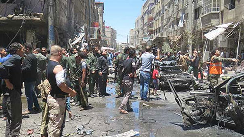 Así ocurrió el doble atentado en Sayeda Zeinab al sur de Damasco