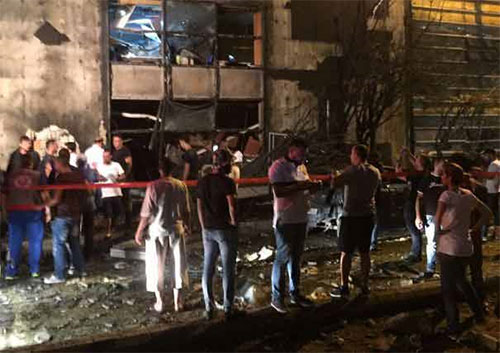 Fuerte explosión en el centro de Beirut Fuerte explosión en el centro de Beirut