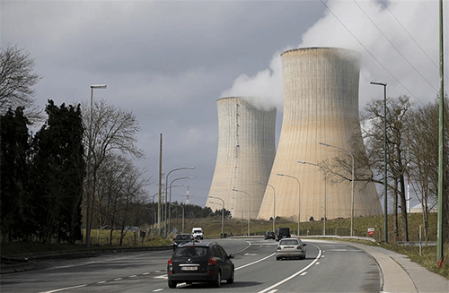 la central nuclear de Charleroi