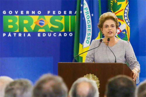 La presidenta de Brasil, Dilma Rousseff