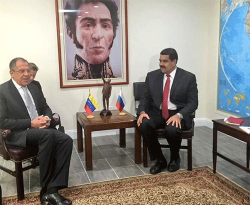 Lavrov reafirma amistad de Rusia con Venezuela