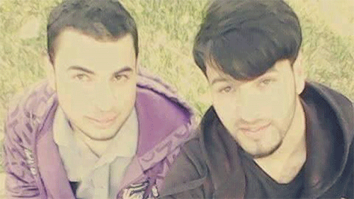 Los dos mártires palestinos, Labib Azzam y Mohamed Zgluan El ejército israelí mata a dos jóvenes palestinos en Cisjordania