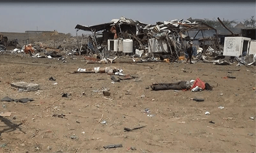 Masacre de la agresión saudí en un mercado en Yemen Masacre de la agresión saudí en un mercado popular en Yemen