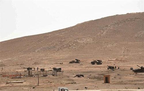 El Ejército toma nuevos puntos en las afueras de Palmira