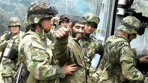 Yefer Sánchez fue encontrado por el ejército después de 23 días perdido en la selva