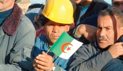 protesta contra el desempleo en Argelia