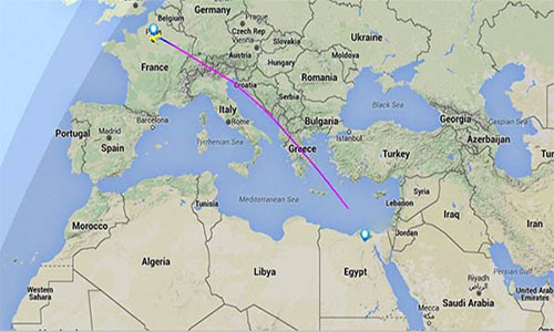 La aeronave de la compañía EgyptAir cubría la ruta entre París y El Cairo Desaparece un avión egipcio con 66 personas a bordo