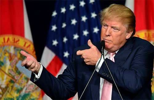 el candidato republicano a la Casa Blanca, Donald Trump El lobby de las armas de EEUU anuncia su apoyo oficial a Trump
