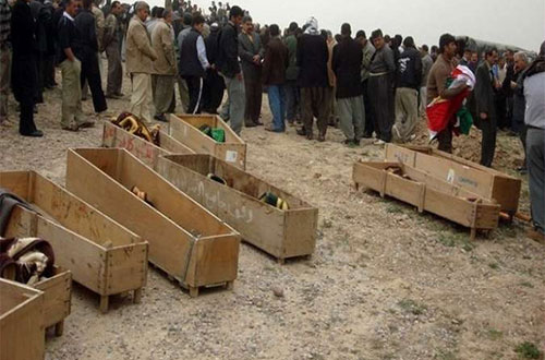 Hallan otra fosa común con 31 víctimas de terroristas en Palmira Hallan otra fosa común con 31 víctimas de terroristas en Palmira, Siria
