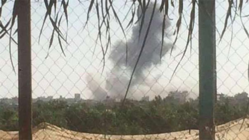 La ocupación israelí bombardea la Franja de Gaza La ocupación israelí bombardea la Franja de Gaza