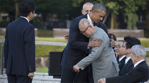 Obama rinde homenaje a las víctimas de Hiroshima Obama rinde homenaje a las víctimas de Hiroshima