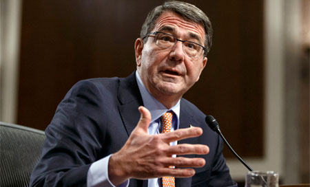 ashton carter Carter llama a tener cuidado con Irán y Corea del Norte