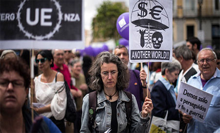 manifestaciones en España España marcha contra las políticas de austeridad