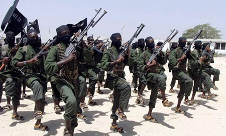 terroristas de Al Shabab en Somalia
