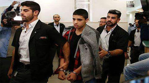 el menor palestino Ahmed Manasra Tribunal de la ocupación israelí condena a un menor palestino a 12 años de prisión