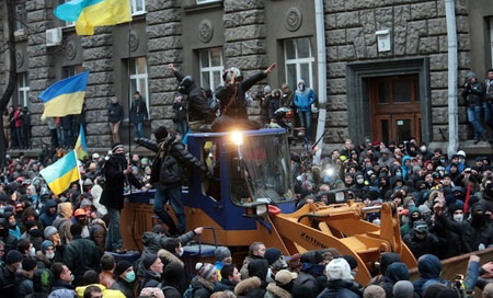 manifestaciones en kiev El nivel de la amenaza terrorista está dentro de lo normal