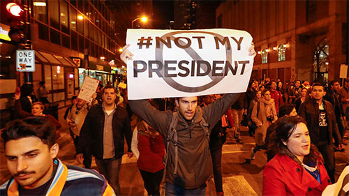 Protestas anti Trump en varias ciudades de Estados Unidos Protestas anti Trump en varias ciudades de Estados Unidos