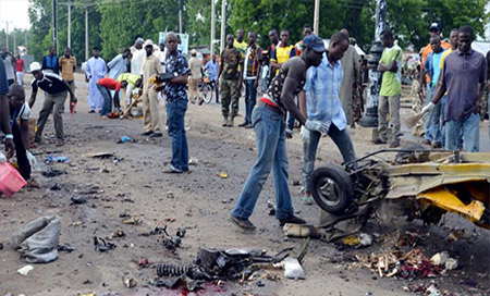 Atentado suicida en la ciudad de Maiduguri Más de cinco muertos en dos atentados suicidas en Nigeria