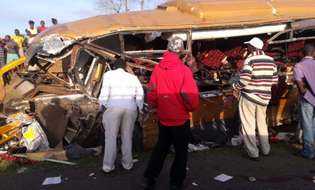 accidente de trafico en kenia Accidente de tráfico en Kenia deja más de 25 muertos