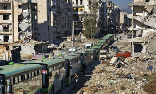 evacuar localidades asediadas en Siria Comienzan los preparativos para evacuar cuatro localidades asediadas en Siria