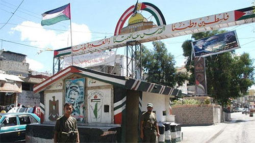 entrada del campamento de Ain el Helwe Se reanudan los enfrentamientos en un campamento palestino en Líbano