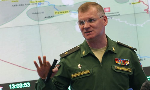 el portavoz de la Defensa rusa, Ígor Konashénkov La verdadera historia del supuesto ataque químico en Siria