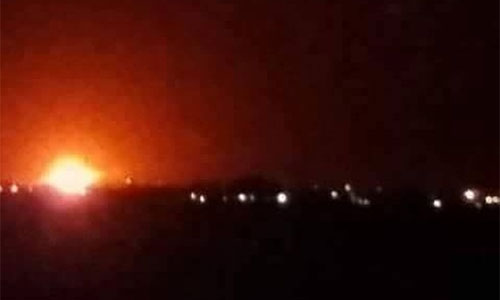 El enemigo sionista ataca una posición militar cerca del aeropuerto de Damasco Nueva agresión israelí contra una posición del ejército sirio
