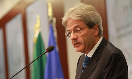 paolo gentiloni Italia mantendrá sus lazos con Rusia a pesar de las sanciones de la UE