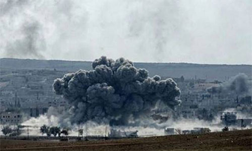 La Coalición ataca un almacén de Daesh donde había sustancias químicas La Coalición ataca un almacén de Daesh donde había sustancias químicas