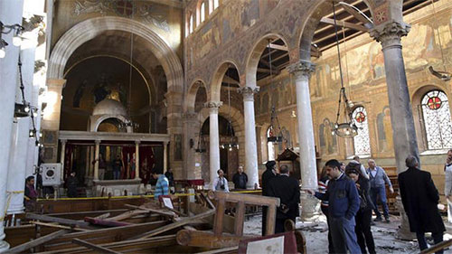 atentado en una iglesia en Egipto Egipto decreta el estado de emergencia tras ataques a dos iglesias