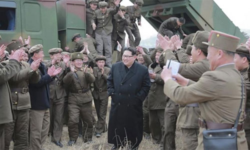 El líder norcoreano Kim Jong-un Aumenta la tensión entre Pyongyang y Washington