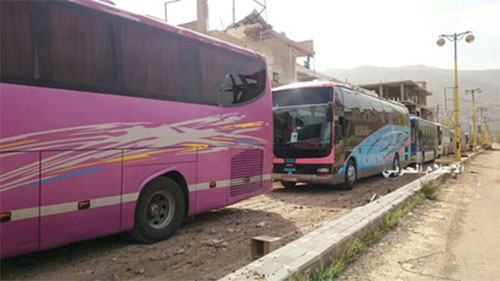 Evacuación de civiles de localidades sirias sitiadas Los últimos armados abandonan la localidad siria de Madaya