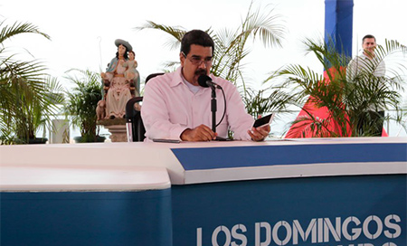 Presidente de Venezuela, Nicolás Maduro Maduro denuncia el plan injerencista de EEUU